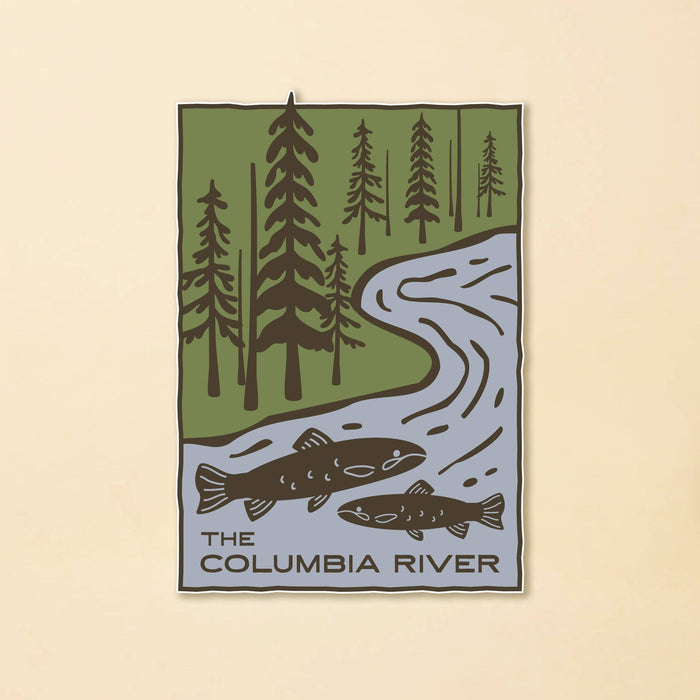 Tender Loving Empire - Columbia River Fish Sticker