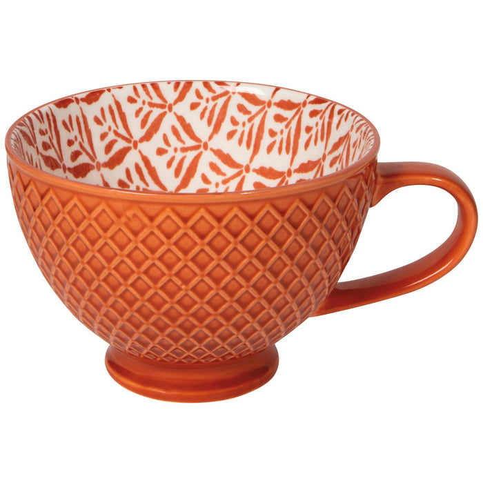 Now Designs by Danica - Copper Leaves Stamped Latte Mug