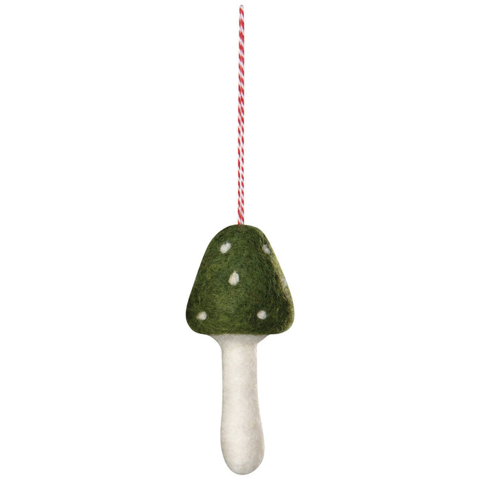 Danica Jubilee - Toadstool Felt Christmas Tree Ornaments - Assorted
