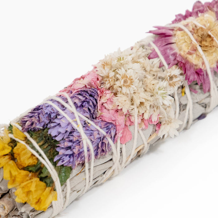 Andaluca - 4" Happy Floral Sage Smudge Stick