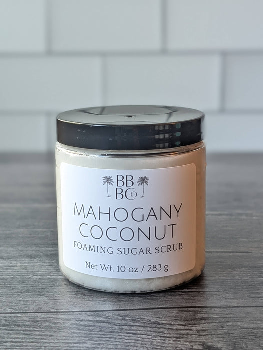 Beachy Bubbles Bath Co - Mahogany Coconut Men's Body Scrub