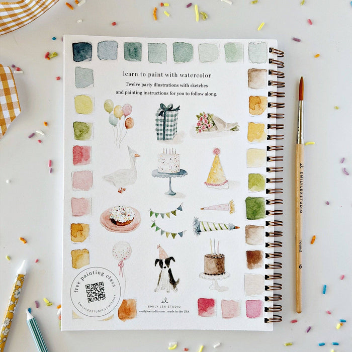 emily lex studio - Celebrate watercolor workbook