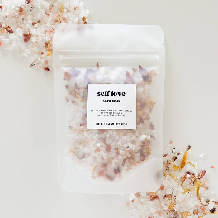 The Bohemian Box Shop - Self Love Bath Soak - 2oz or 4oz Bath Salts