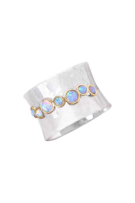 Zoey Simmons Opal Band Ring