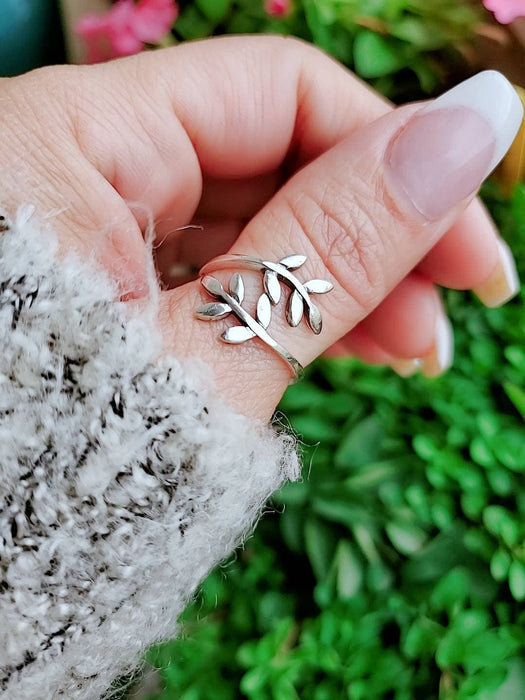 Ring Lizard Jewelry - Leaf Ring – Sterling Silver
