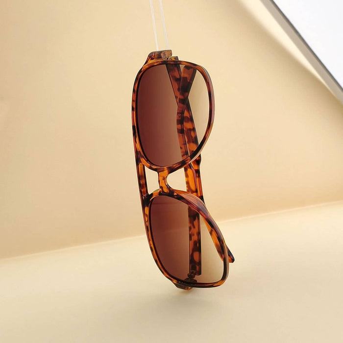 ACCITY - Vintage Double Bridge Aviator Sunglasses_CWASG0113