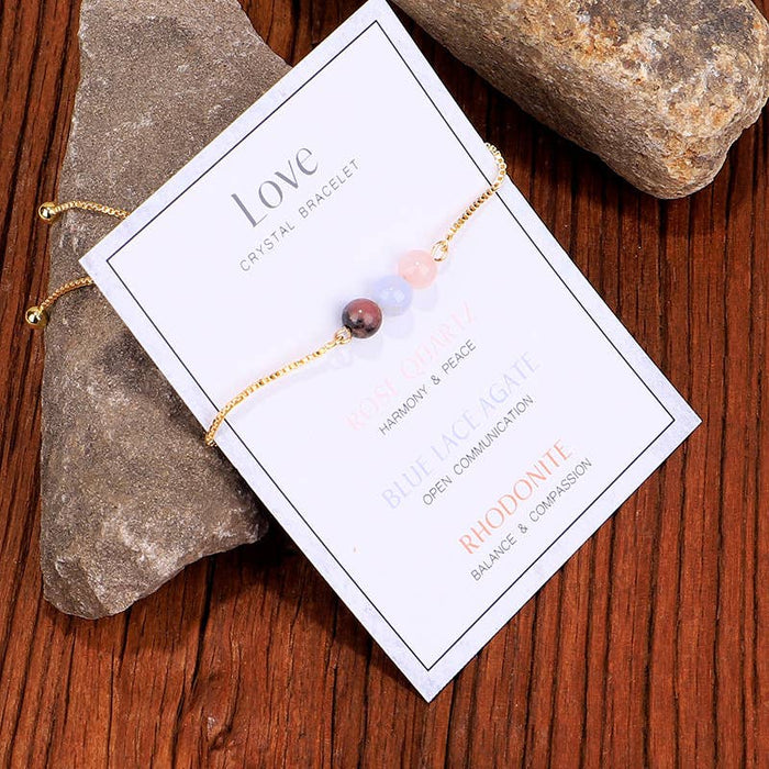 Gypsy Soul - Gold Chain Empowerment Bracelets - Love -