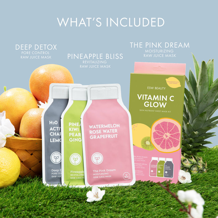 ESW Beauty - Vitamin C Glow Antioxidant Rich Sheet Mask Set