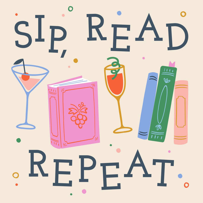 soiree-sisters - Funny Book Lover Cocktail Napkins | Sip Read