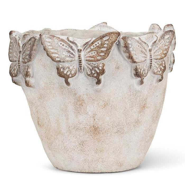 Abbott - Butterfly Edged Planter-7"H
