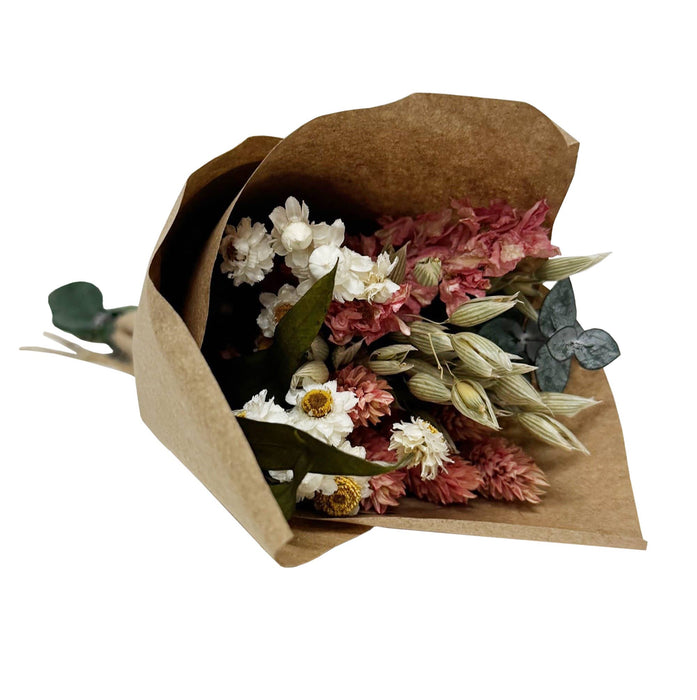 Andaluca - MINI Pink Larkspur & Baby Eucalyptus Bouquet Bundle #134
