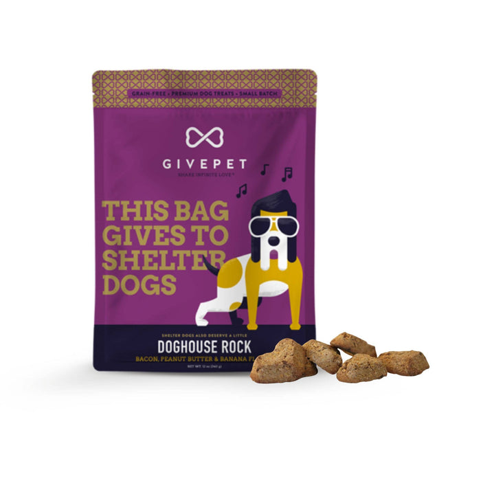 GivePet - GivePet Doghouse Rock Dog 11oz. Baked Biscuit Treats