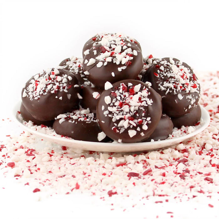 Cranberry Sweets & More - Peppermint Tea Cookies in Dark Chocolate