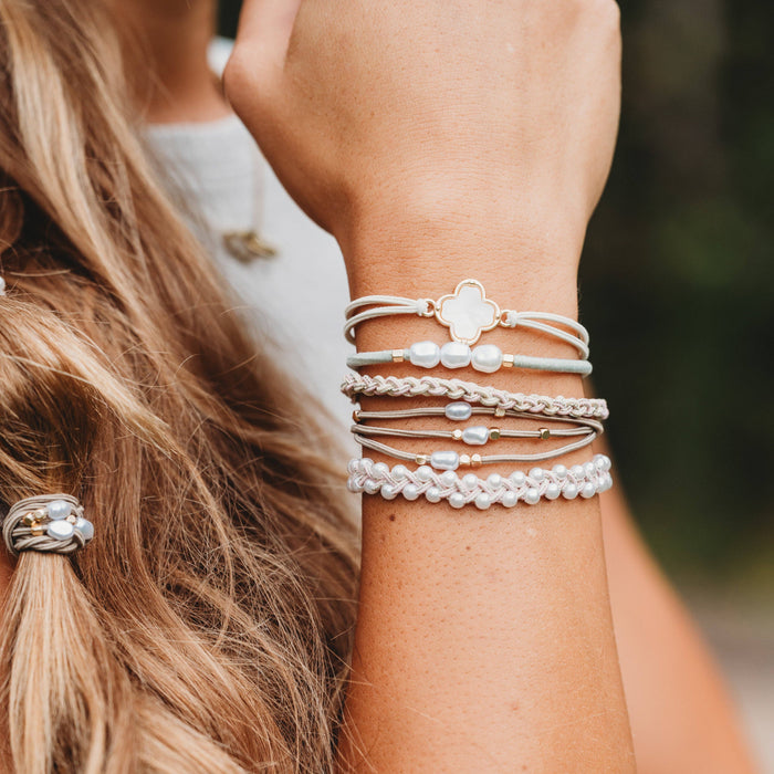 K'lani hair tie bracelets - Glimmer Hair Tie Bracelets