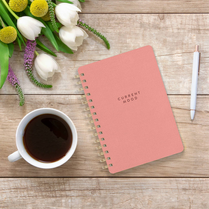 Studio Oh! - Agatha Notebooks - Current Mood (Coral Pink)