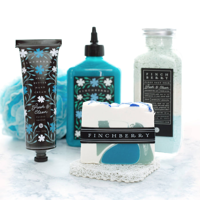 FinchBerry - Fresh & Clean Cotton Blossom Scented Open-Stock Soap