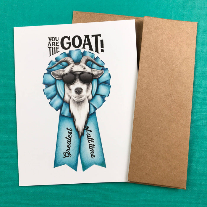 Abundance Illustration - A2 size You are the GOAT (greatest of all time) card