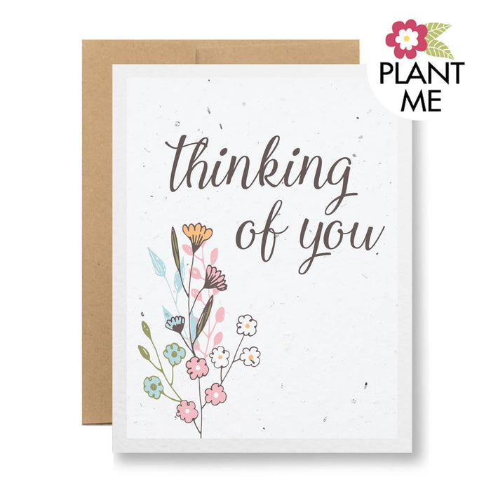 Seedy Cards - Plantable Seed Paper Greeting Card - Thinking of You