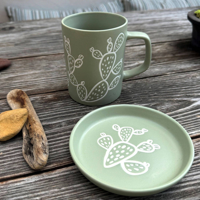 Living Goods by Ore’ Originals - Cuppa Color Coaster | Prickly Pear Cactus