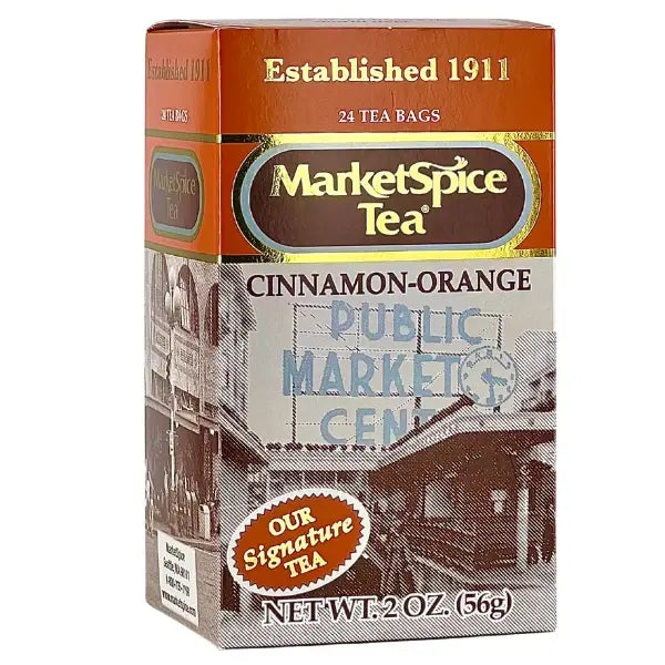 MARKETSPICE - Marketspice Cinn-Orange Signature *Black* 24ct Teabag Box