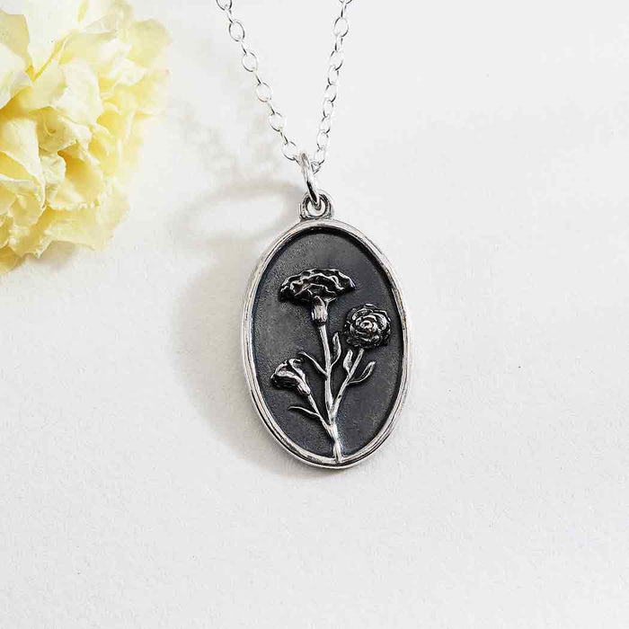 Nina Designs - Sterling Silver Birthflower Necklaces
