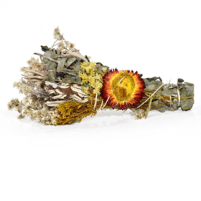 Andaluca - 6" Strawflower Sage Smudge Wand