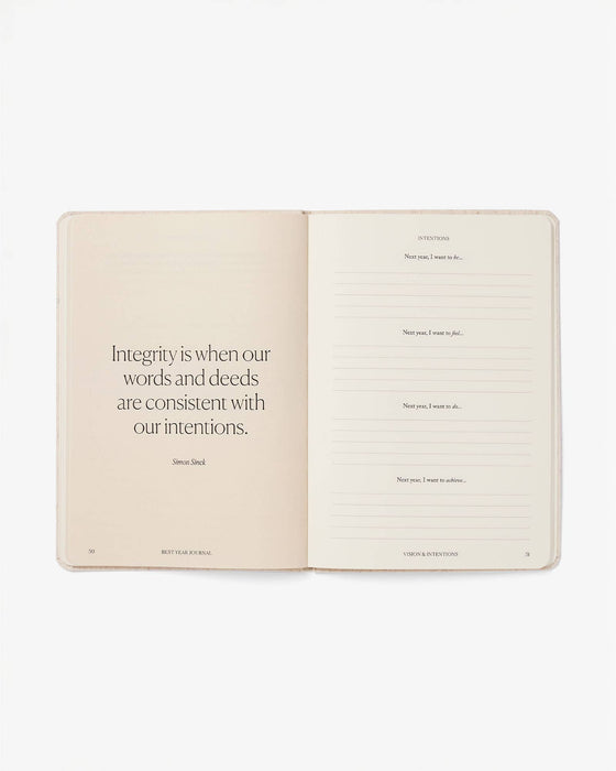 Intelligent Change - Best Year Journal Essential Black | New Year Goal Setting