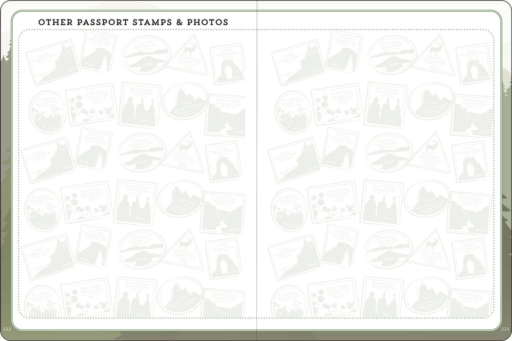 Peter Pauper Press - USA National Parks Journal & Passport Stamp Book