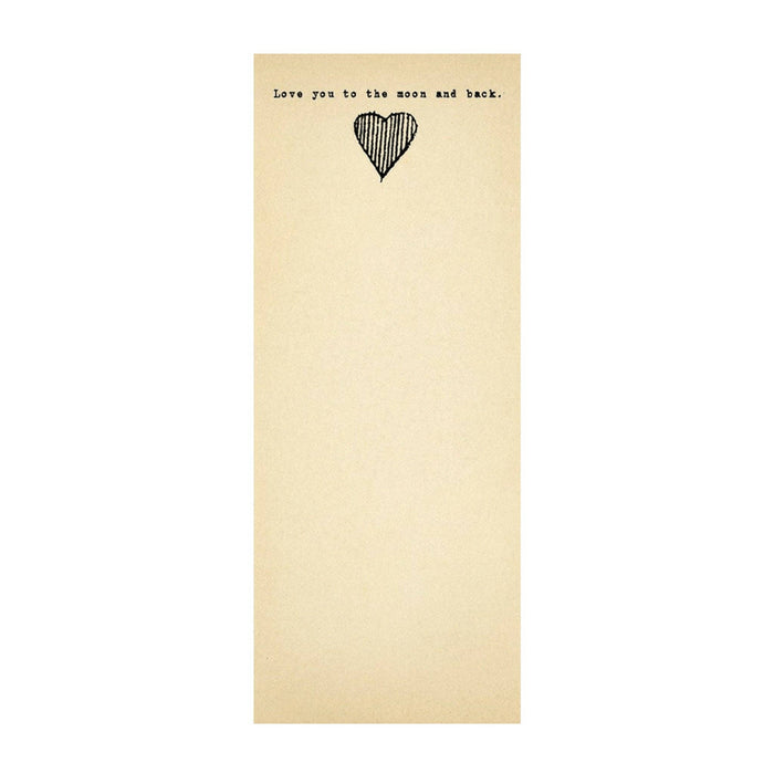 Sugarboo & Co - Paper - Heart to the Moon Skinny Pad