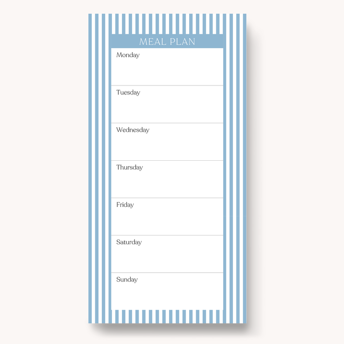 Elyse Breanne Design - Floral Magnetic Meal Plan Notepad