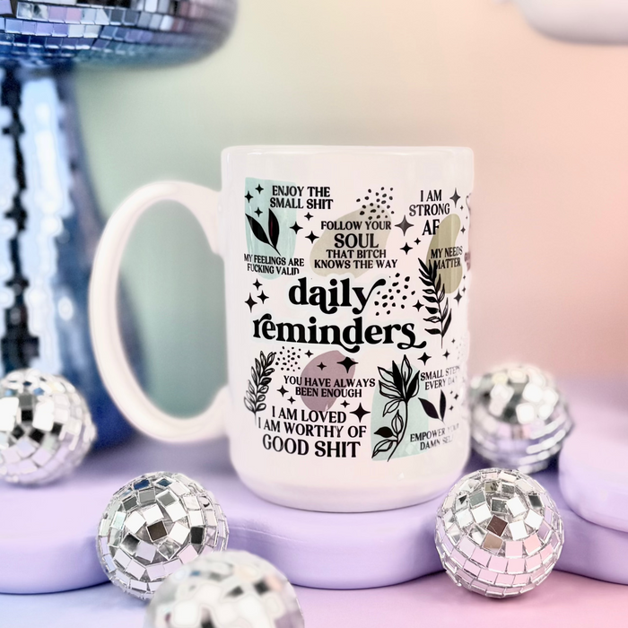 HandCrofted - NSFW Daily Reminders 15oz Mug