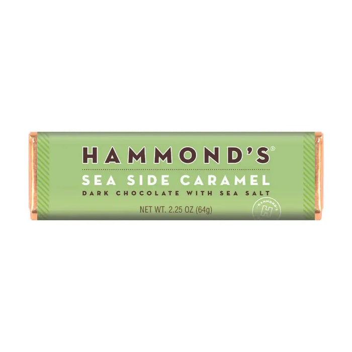 Hammond's Candies / Lolli & Pops - Candy Bar - Dark Chocolate - Natural Seaside Caramel -2.25oz