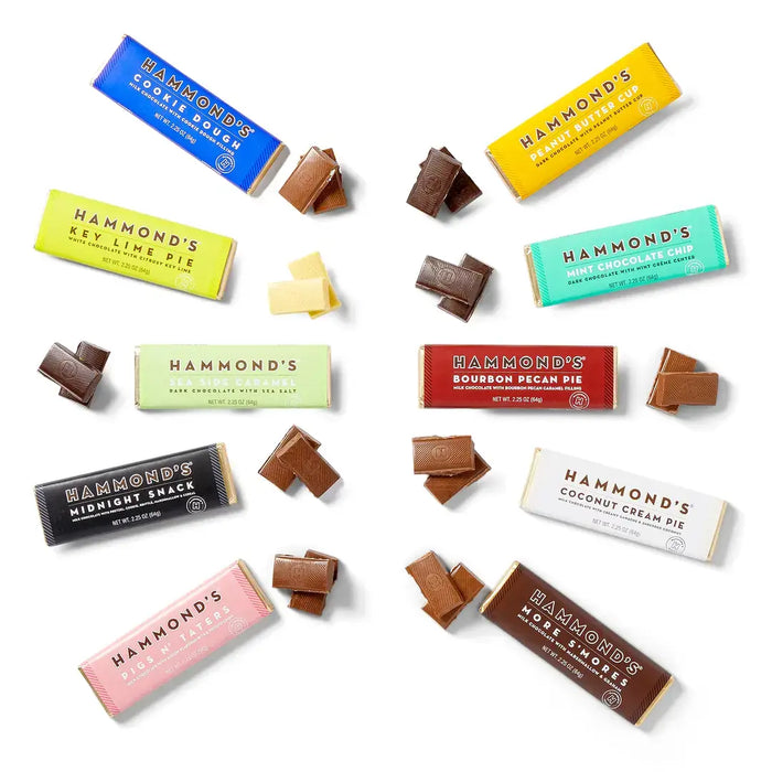 Hammond's Candies / Lolli & Pops - Candy Bar - Dark Chocolate - Natural Seaside Caramel -2.25oz