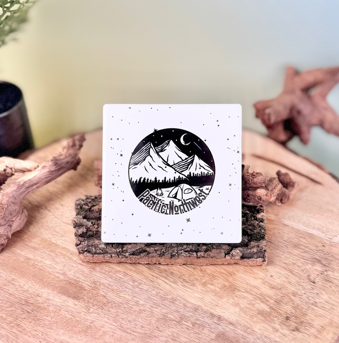 HandCrofted - Pacific Northwest Ceramic Coaster