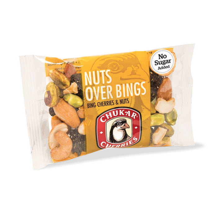 Chukar Cherry Company - 1.85 oz Nuts Over Bings - Fruit and Nut Energy Mix
