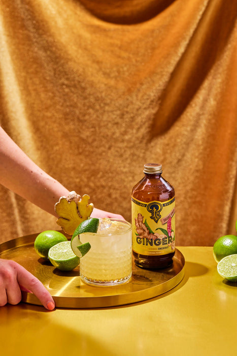 Portland Syrups - Ginger Syrup 12oz  - cocktail / mocktail beverage mixer