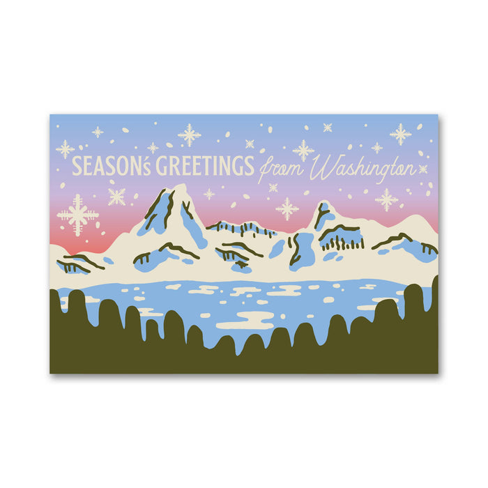 Tender Loving Empire - Season's Greetings Washington Holiday Postcard