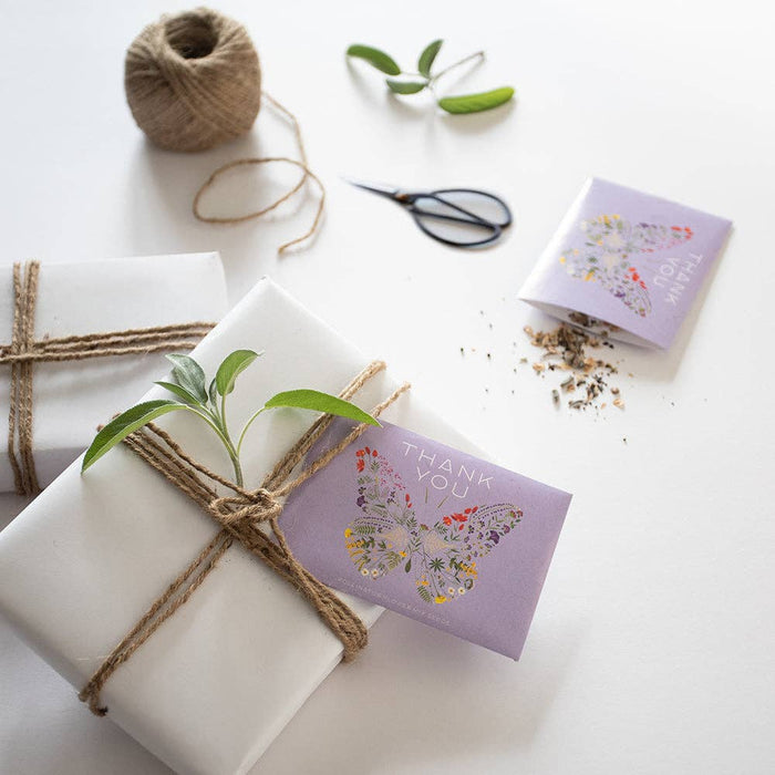 Bentley Seed Co. - Thank You Butterfly Pollinator - Pollinator Flower Mix Seed Packets