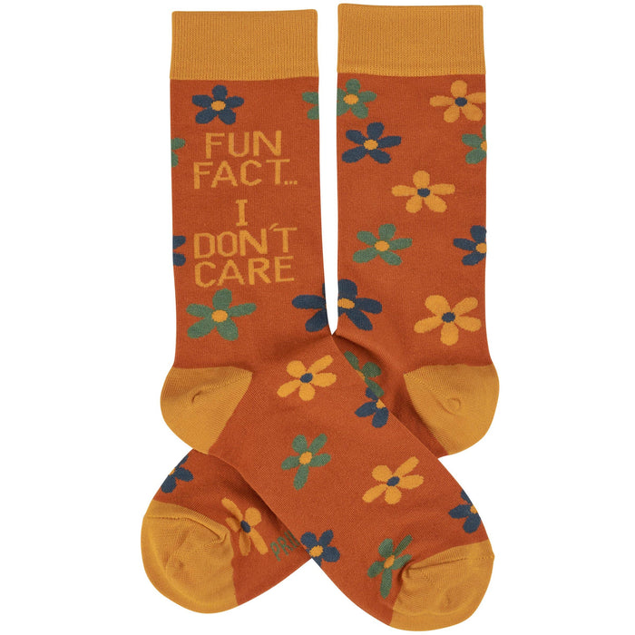 Primitives by Kathy - Fun Fact I Don't Care Socks