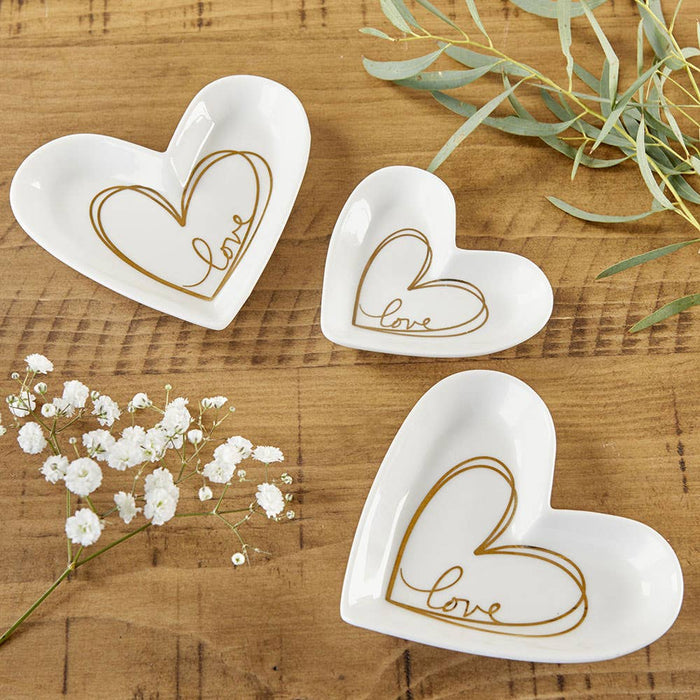 Kate Aspen Heart Shaped Trinket Dish