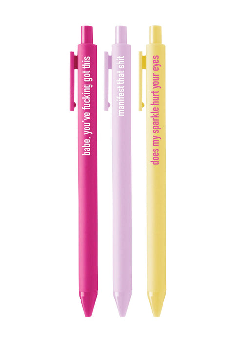 Classy Cards Creative - Optimistic Bitch Pens