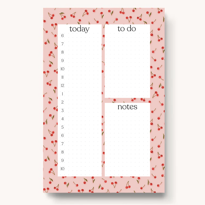 Elyse Breanne Design - Floral Daily Planner Notepad