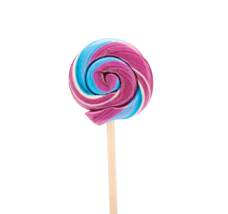 Hammond's Candies / Lolli & Pops - Handmade Lollipop - Tie Dye Cotton Candy - 1 oz