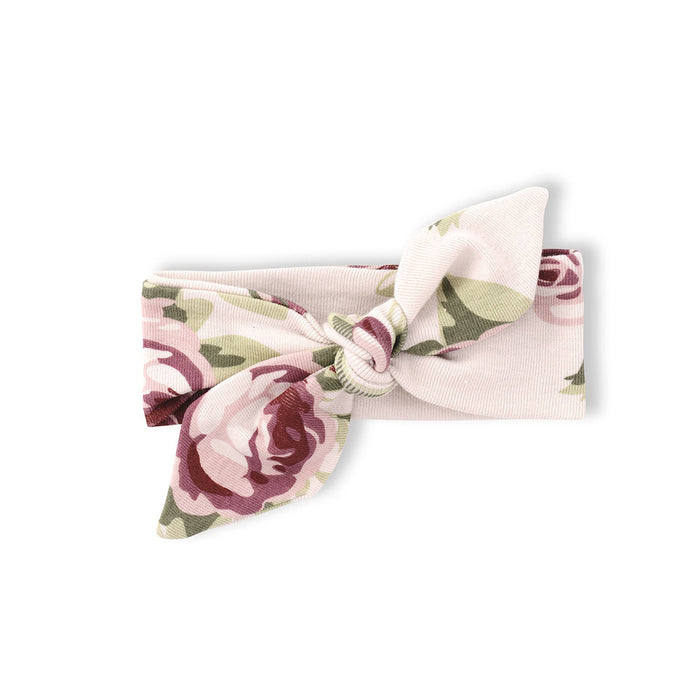 Tesa Babe Baby Girl's Cabbage Rose Cotton Headband