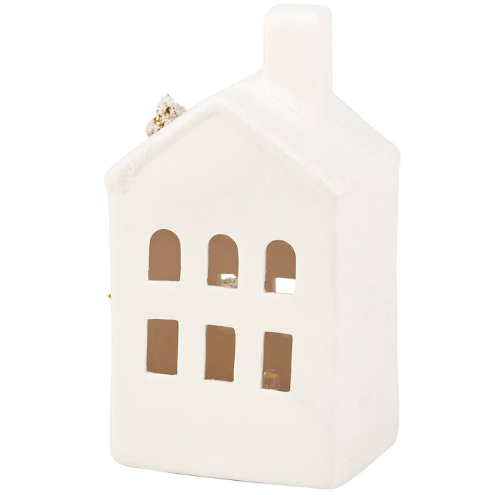 Primitives by Kathy - Lighted Winter House Figurine