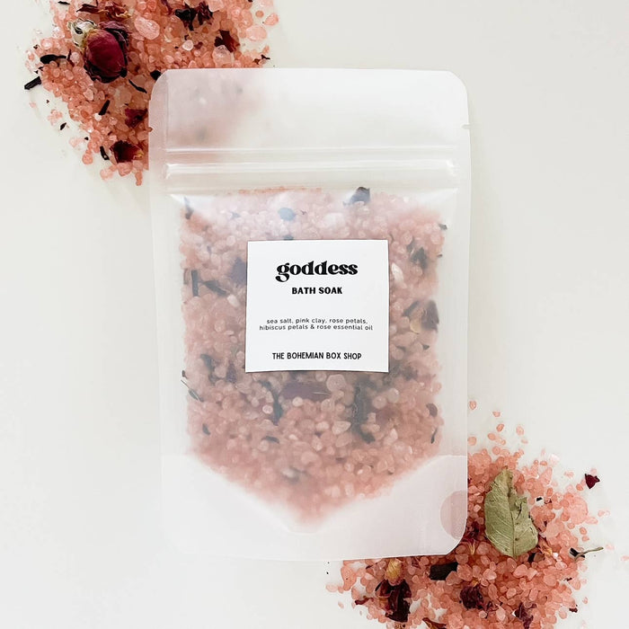 The Bohemian Box Shop - Goddess Bath Soak Packet - 2oz or 4oz Bath Salts