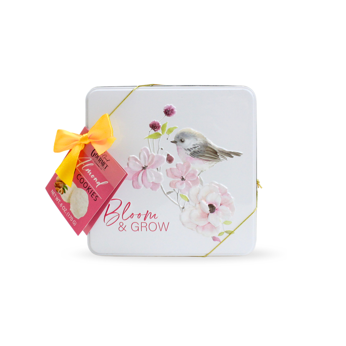 Too Good Gourmet - Spring Square Tins: Lemon & Almond Tea Cookies