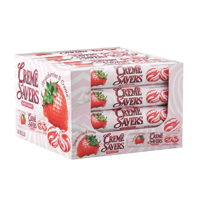 Grandpa Joe's Candy Shop Creme Saver Strawberries & Cream Candy
