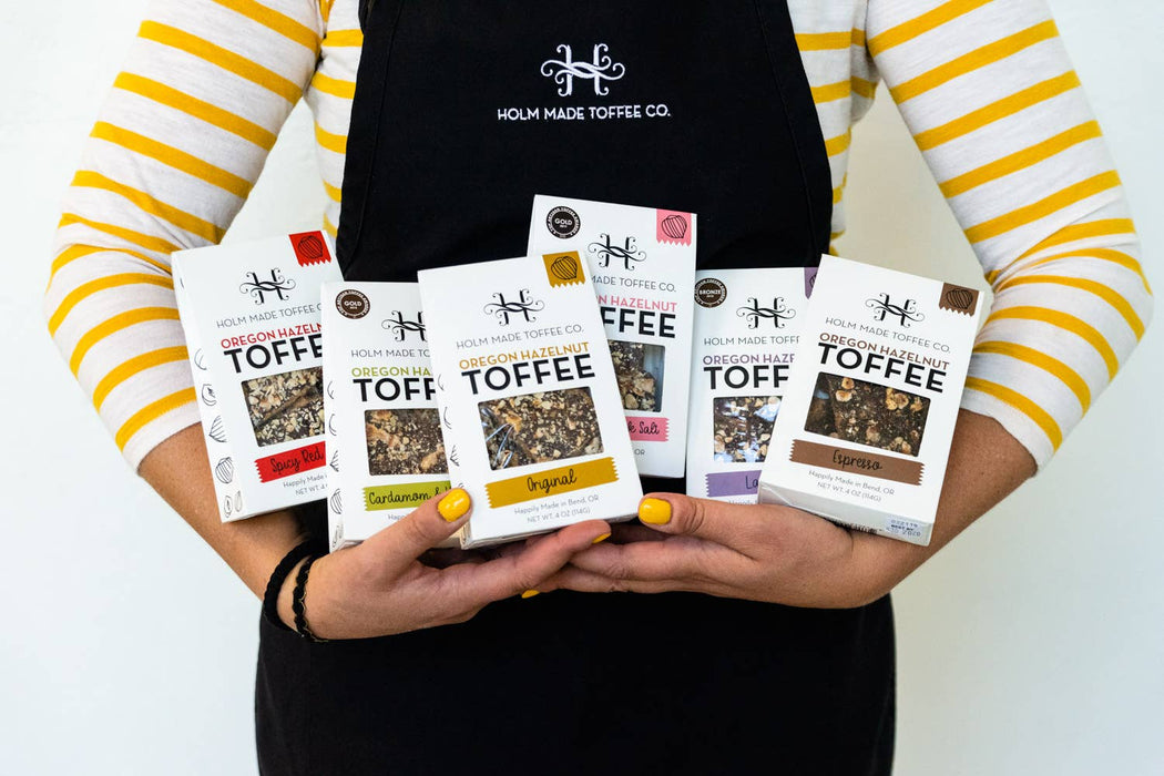 Holm Made Toffee Co. - Mix Case Classic Flavors - Oregon Hazelnut Toffee