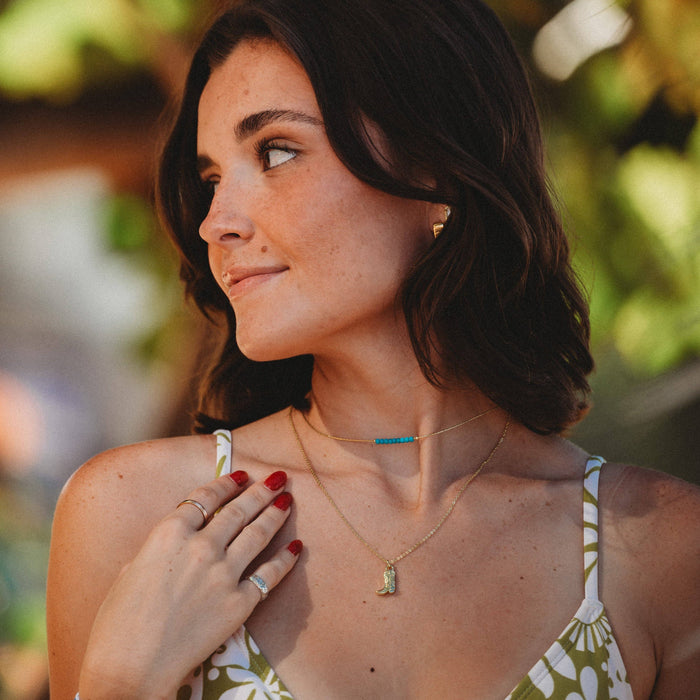 K'Lani hair tie bracelets - Stride Necklace-NEW